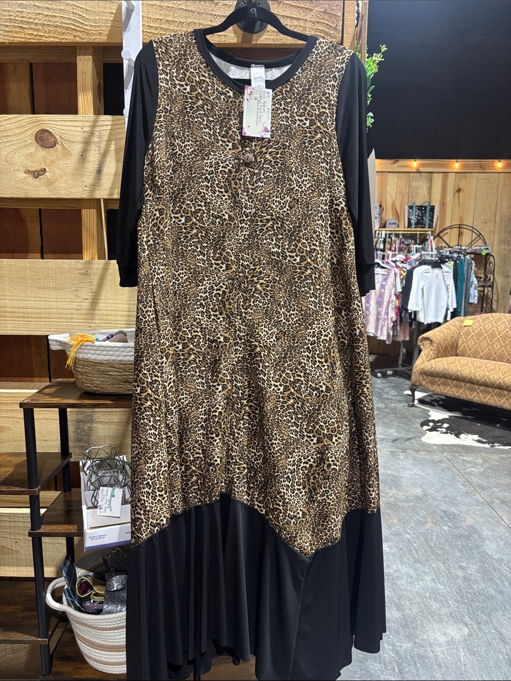 Classy leopard dress